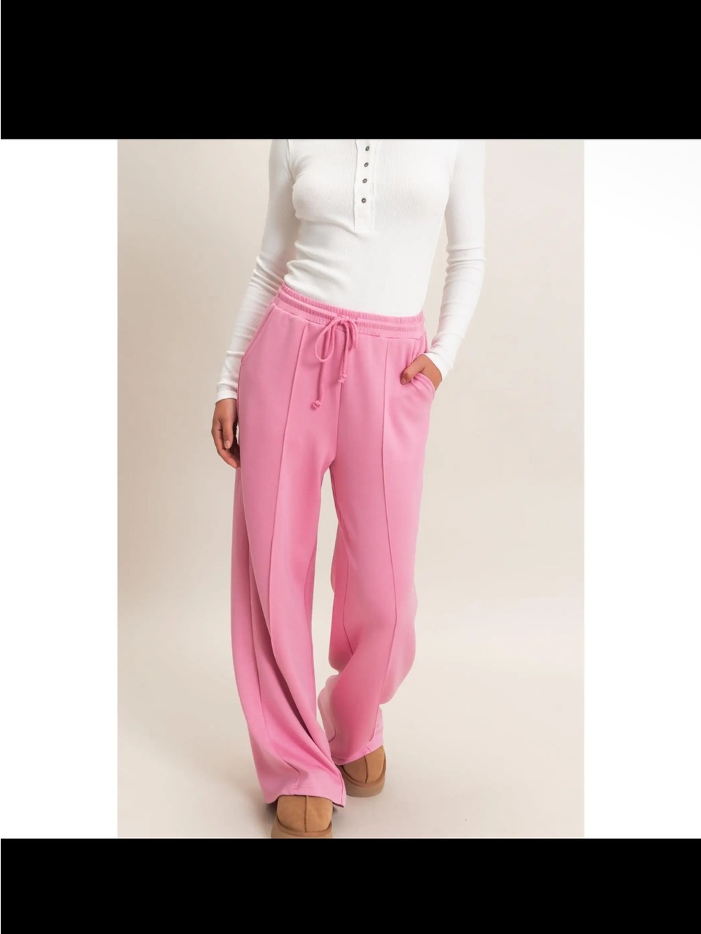 🆕💗PINKY WIDE LEG SWEATPANT